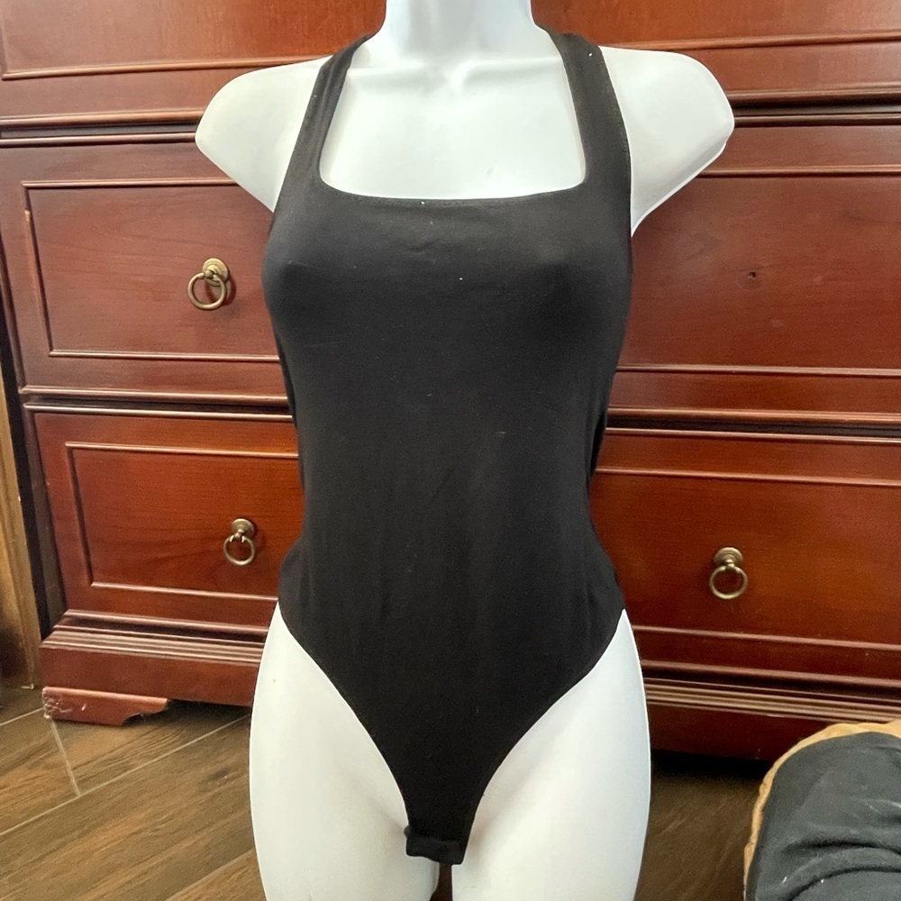 Free people intimately black bodysuit